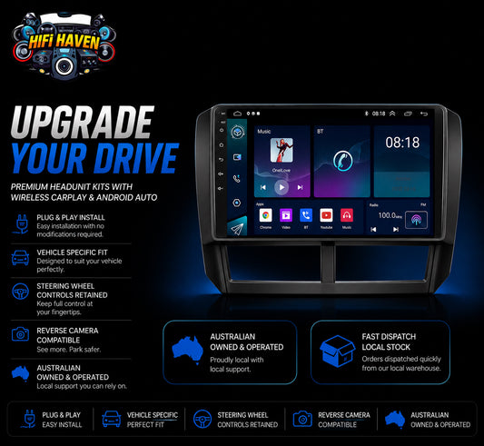 Subaru Impreza 2007-2013  9" Carplay Kit