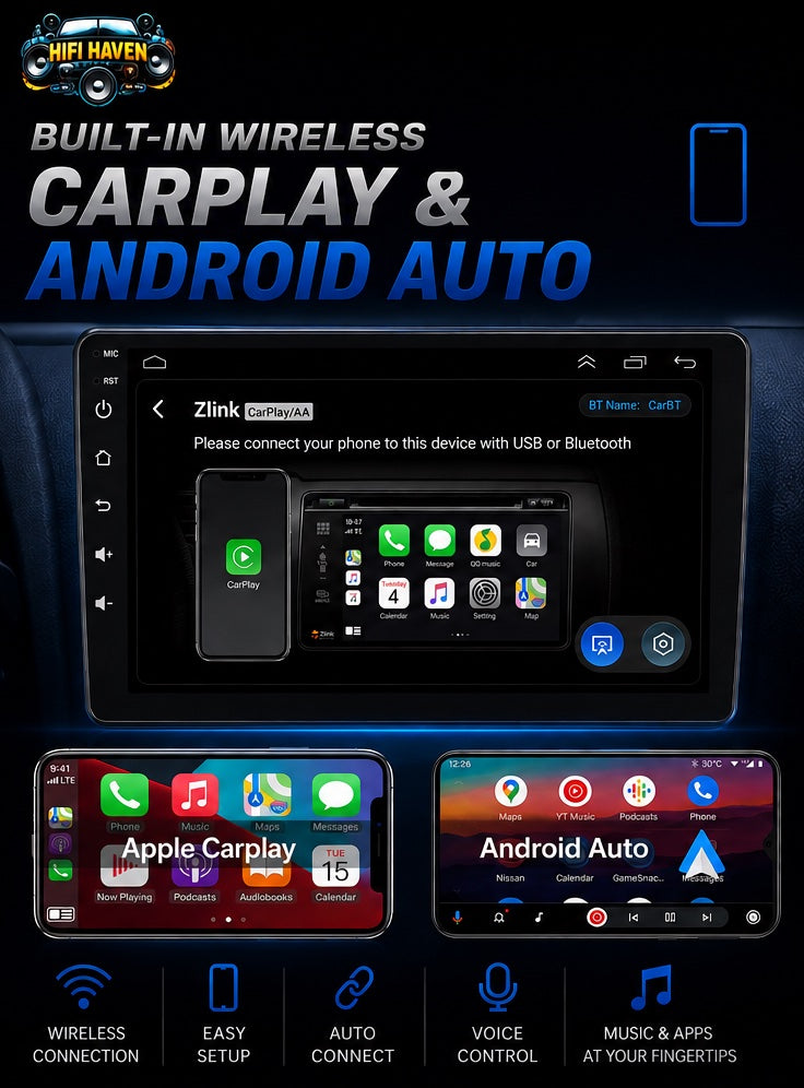 Nissan Patrol  2004-2015 7" CarPlay and Android Auto Kit