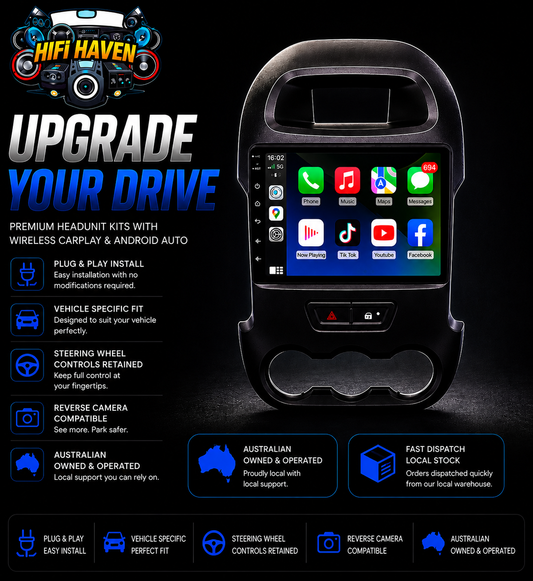 Ford Ranger 2012-2016 9" Carplay kit