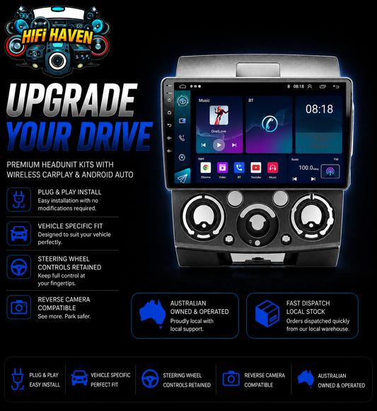 Ford Ranger 2006-2011 9" Carplay kit