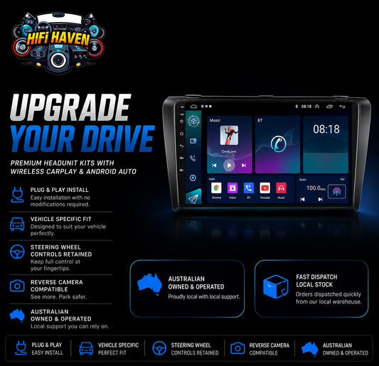 Mazda 3 2004-2009 9 Inch 9" Carplay DIY Kit