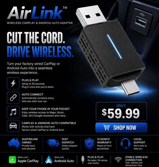 AirLink™ – Wireless CarPlay & Android Auto Adapter