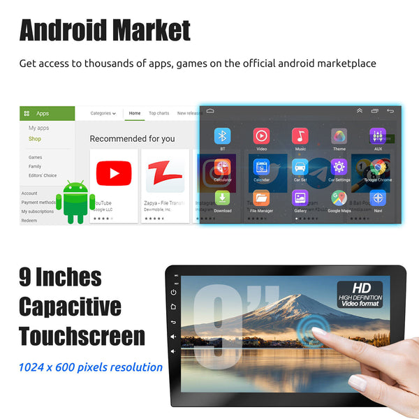 Mitsubishi Outlander 2013-2022 9" Carplay Kit