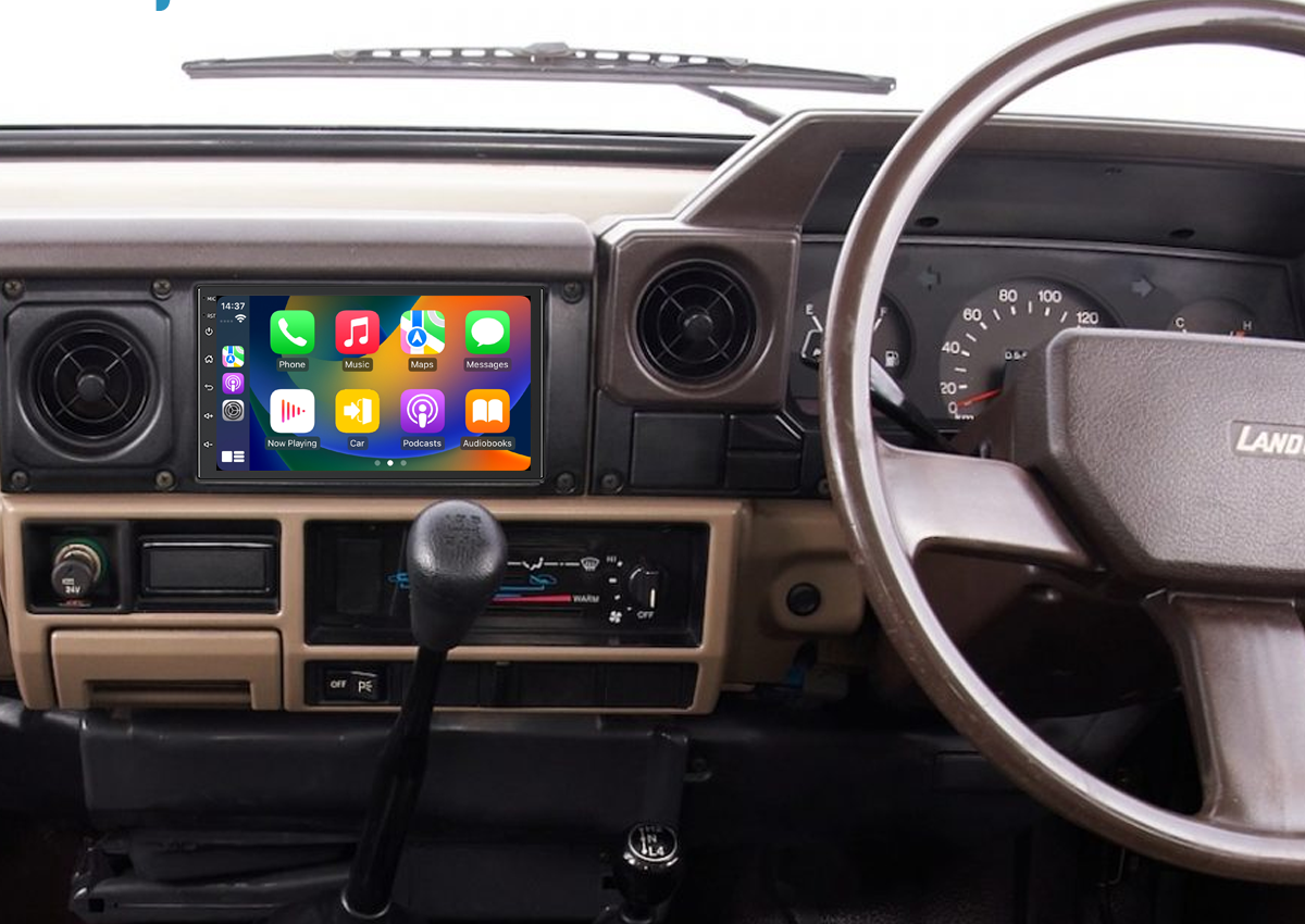 Toyota Landcruiser 1982-2006 7" CarPlay and Android Auto Kit