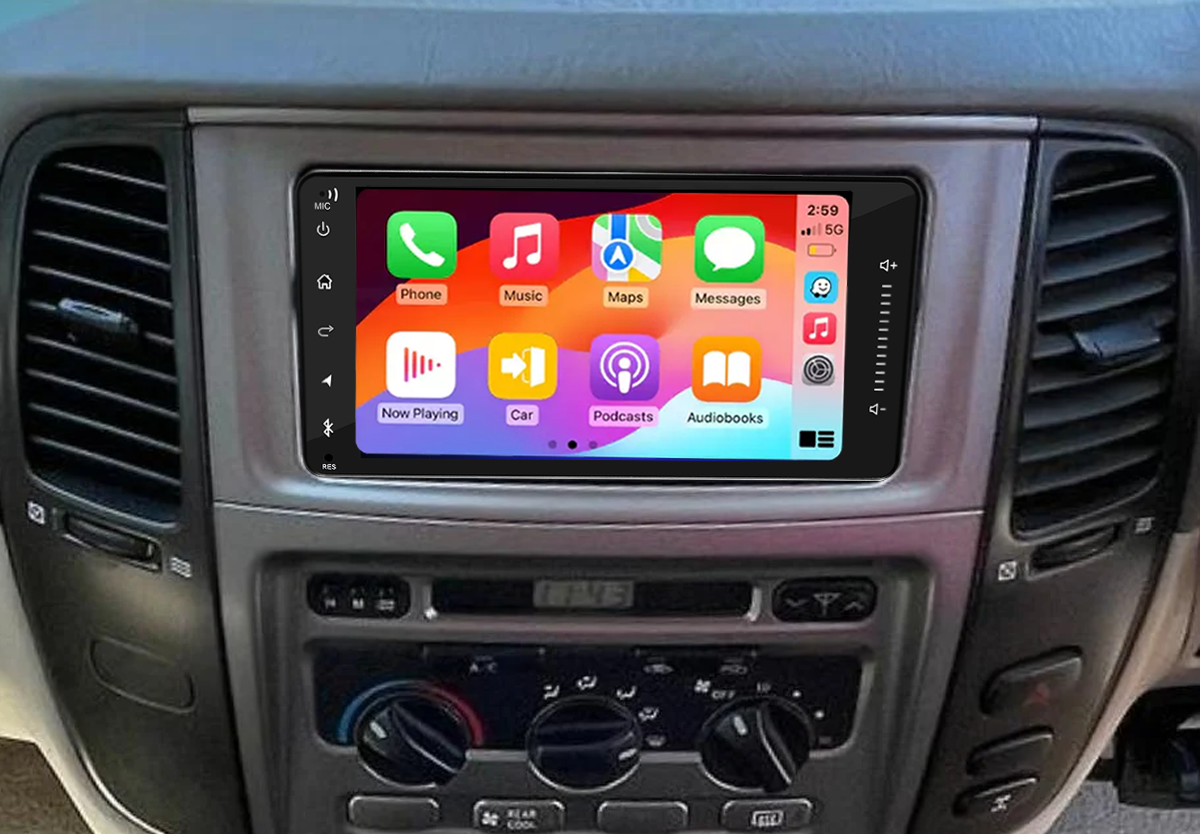 Toyota Landcruiser 1999-2006 100 Series 7" CarPlay and Android Auto Kit