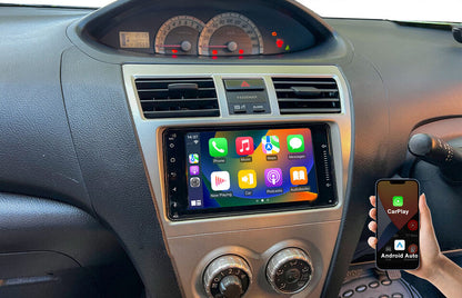 Toyota Yaris 2005-2013 7" CarPlay and Android Auto Kit