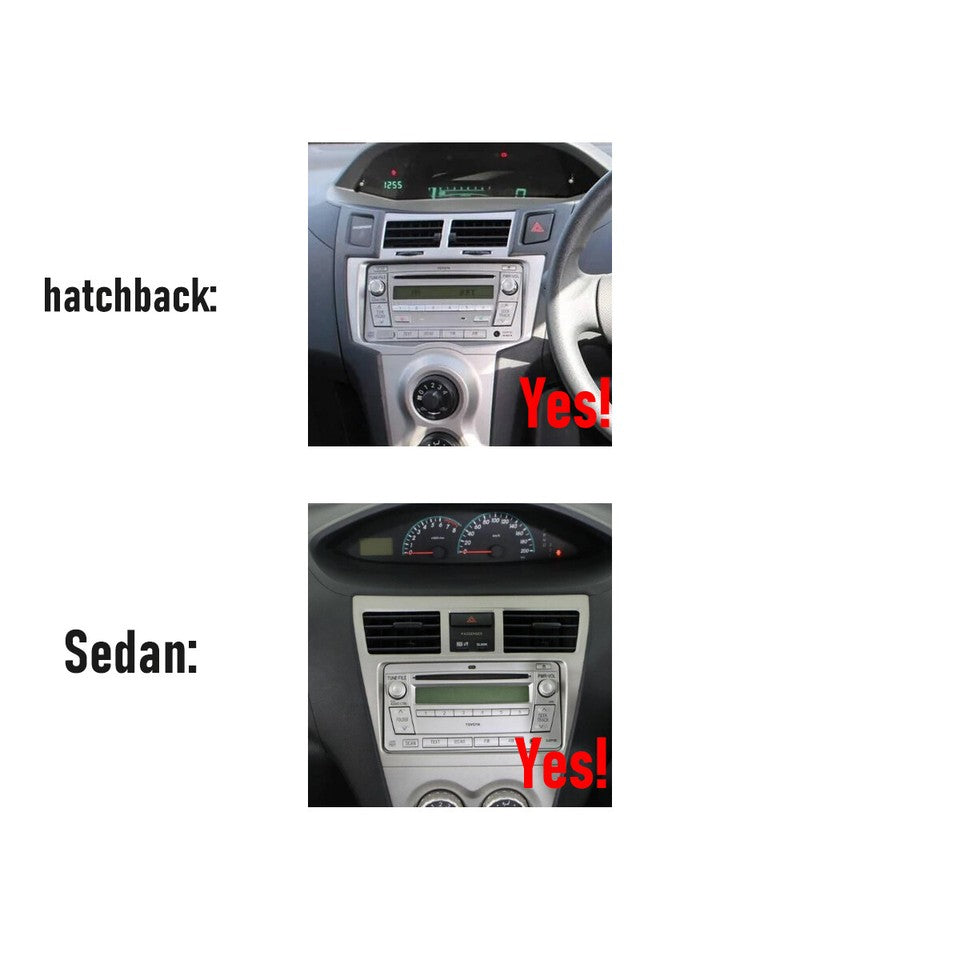 Toyota Yaris 2005-2013 7" CarPlay and Android Auto Kit
