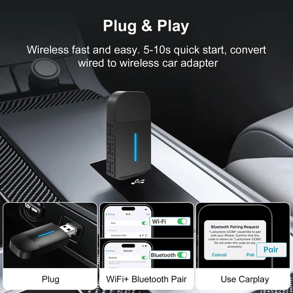 AirLink™ – Wireless CarPlay & Android Auto Adapter